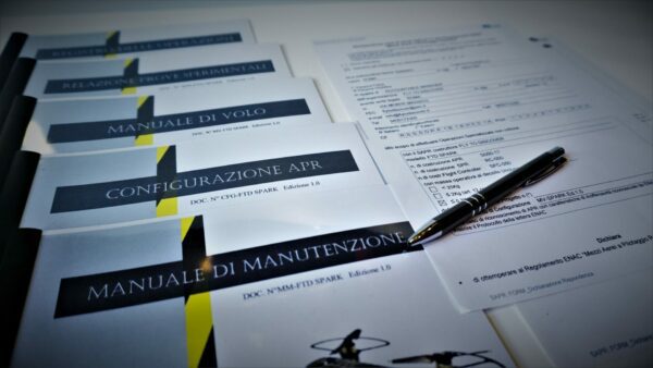 manualistica e dichiarazione di rispondenza al regolamento ENAC SAPR spark dji, validazione ENAC dji Spark