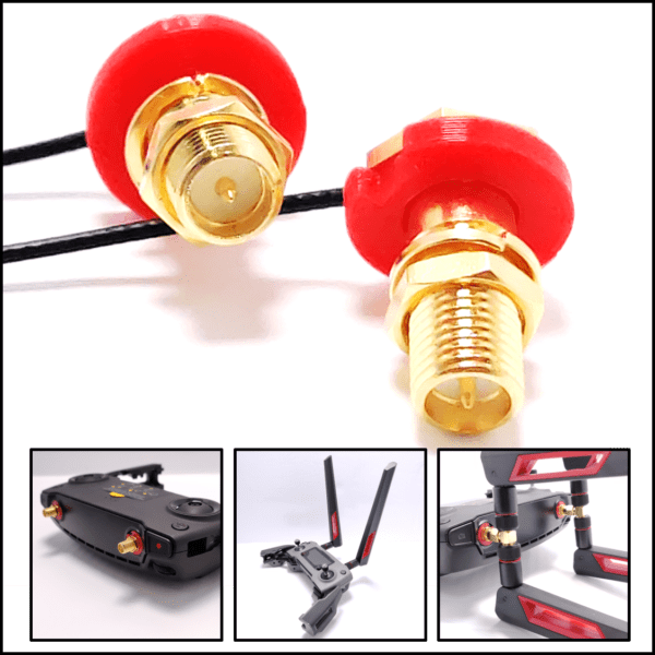 Mavic Mini se Antenna modifica antenna -RP-SMA MAVIC Cavo Antenna MOD Mavic - Antenna Cable MOD Mavic - Accessori Mavic - Ricambi Mavic - RP-SMA IPX