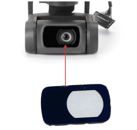 Vetrino Camera Mavic Mini, Mini SE - Vetro Camera - Camera Glass - Ricambi Mavic Mini, Mini Se - Centro Assistenza Dji