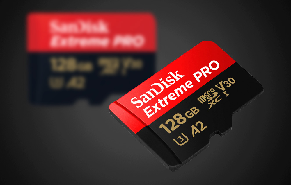 Memory card SANDISK EXTREME PRO microSDXC 128GB 200/90 MB/s UHS-I U3