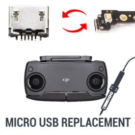 Sostituzione Micro-USB Dji Mavic Mini RC- Sostituzione Porta Micro-USB Dji Mavic Mini RC - Riparazione Porta USB Dji Mavic Mini RC - Riparazione USB Radiocomando Dji Mavic Mini  - Sostituzione Connettore ricarica radiocomando Dji Mavic Mini