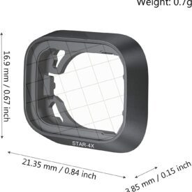 Mini 3 Pro Filtro Notte - Cross Star Light Mirror filter - Filtro Notturno stelline - Accessori Dji Mini 3 PRO - Fly to Discover