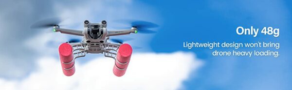Mini 3 Pro Carrello Galleggiante - Landing Float kit - Galleggianti Dji Mini 3 pro - Accessori Dji mini 3 PRO - Fly to discover - Negozio droni Roma