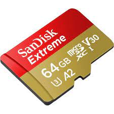 SanDisk Extreme 64Gb -Migliore Scheda di memoria drone Dji