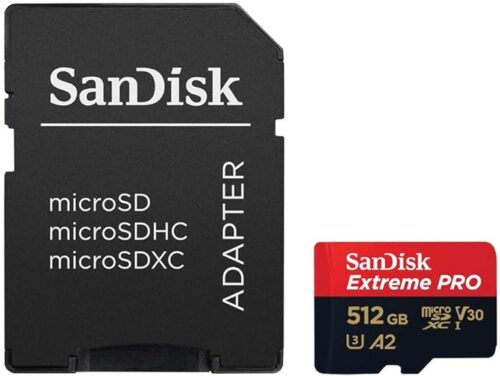 SanDisk Extreme Pro Scheda di Memoria microSDXC da 256 GB e Adattatore SD con App Performance A2 e Rescue Pro Deluxe, fino a 170 MB/sec, Classe 10, UHS-I, U3, V30