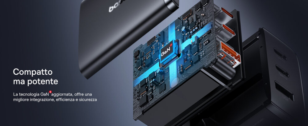 Caricatore veloce 65w Compatibile droni Dji Neo, Dji Mini 5 PRO, Mini 4 PRO, Air 3, Dji Air 3S - Fly to Discover