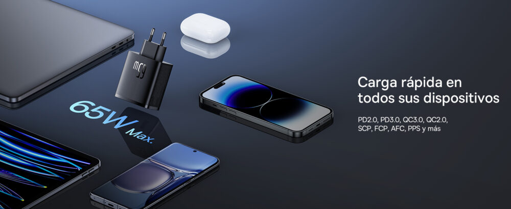 Caricatore veloce 65w Compatibile droni Dji Neo, Dji Mini 5 PRO, Mini 4 PRO, Air 3, Dji Air 3S - Fly to Discover