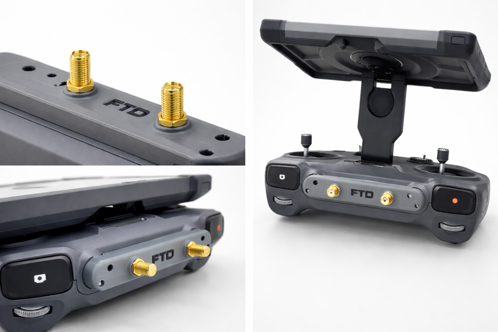 Adattatore antenne Custom - Dji RC 2 PRO - Fly to Discover