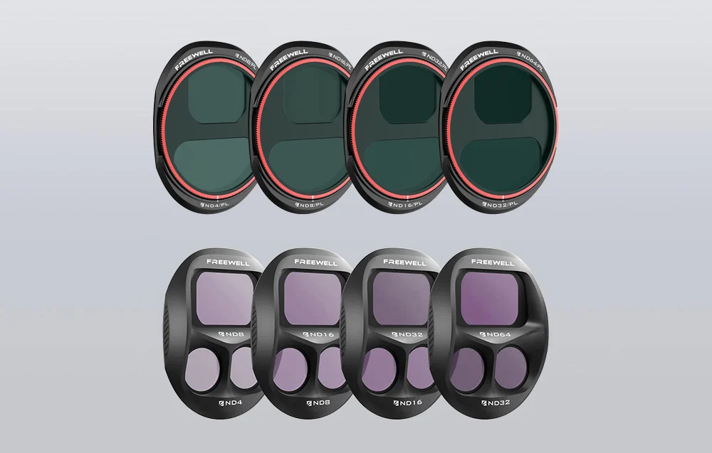FREEWELL Filter Set All Day (8pcs) per DJI Mavic 4 Pro