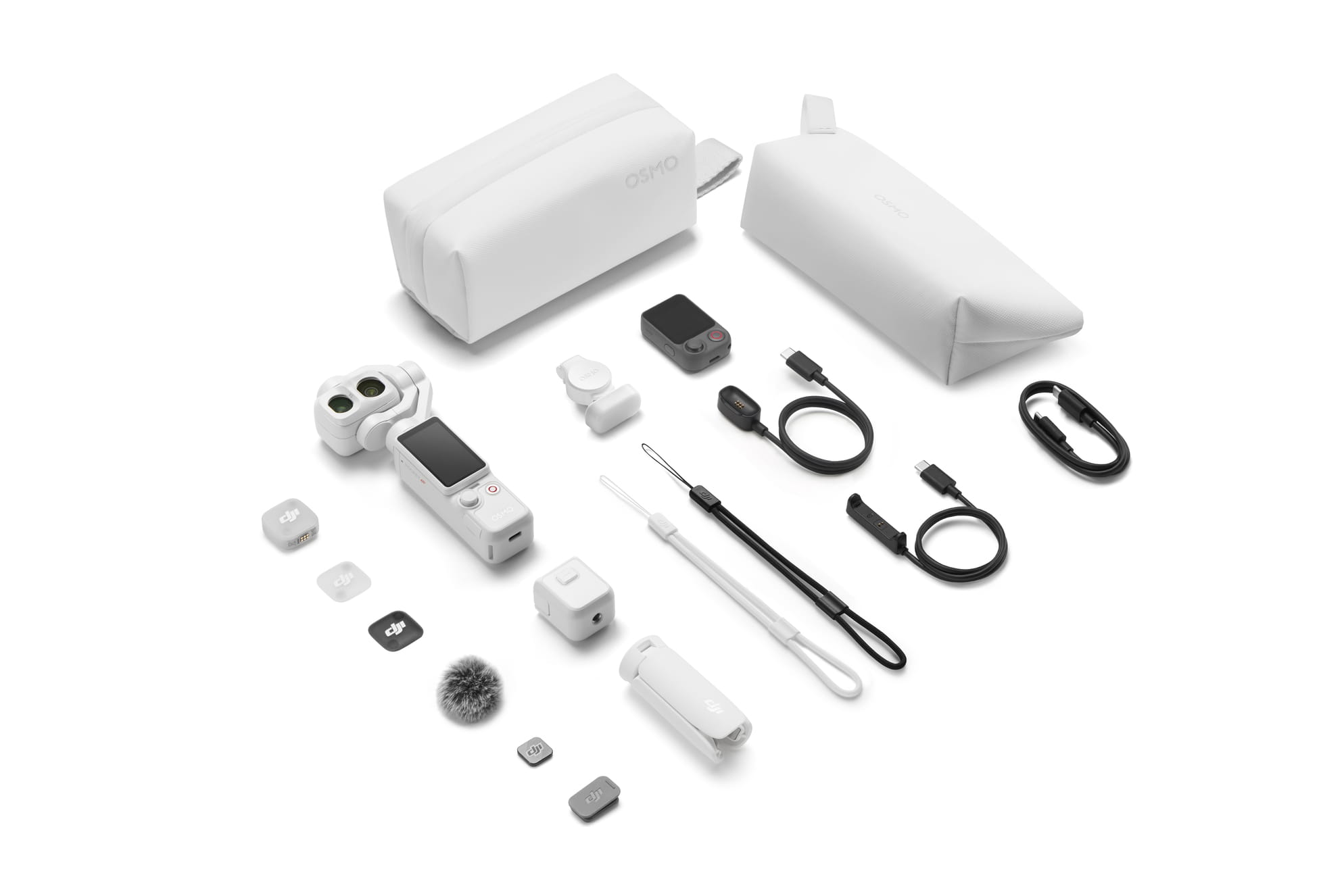 DJI Osmo Pocket 4P Vlog Combo White